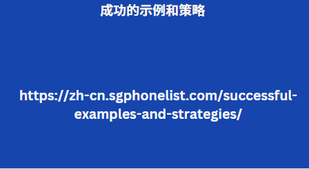 成功的示例和策略